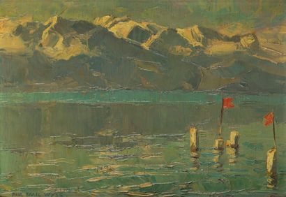 Paul Emil Wyss known as Paul WEISS (1888-1977)
Lake...