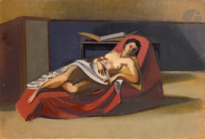 Nicolas WACKER (1897-1987)
Nude lying with...
