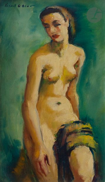 null Charles-Alexandre PICART LE DOUX (1881-1959)
Nude with a towel
Oil on canvas.
Signed...