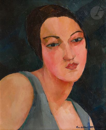 null Luc-Albert MOREAU (1881-1948)
Portrait of a woman, circa 1920
Oil on canvas.
Signed...
