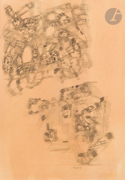 Camille BRYEN (1907-1977)
Composition, 1961
Encre.
Signée...