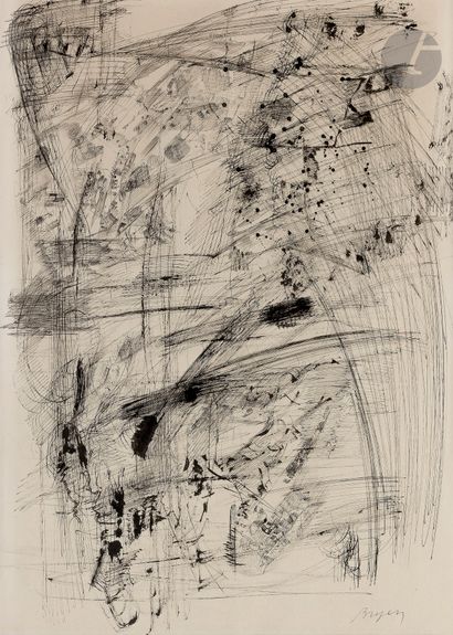 Camille BRYEN (1907-1977)
Composition, 1959
Encre.
Signée...