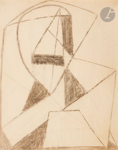 Émile GILIOLI (1911-1977)
Composition, 1951
Fusain.
Signé...