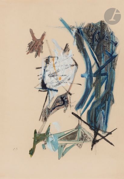 Camille BRYEN (1907-1977)
Composition, 1947
Encre,...