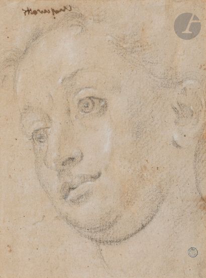 null Attributed to Francesco MONTEMEZZANO (Verona 1555 - Venice c.1602)
Head of a...