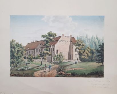 null ÉCOLE FRANCAISE du début du XIXe siècle
Vue de château
15 aquarelles.
18,5 x...