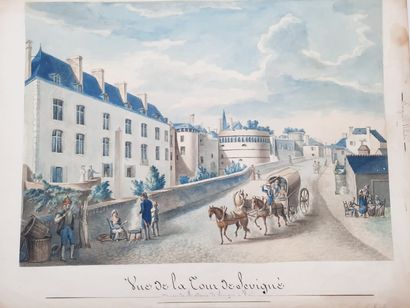 null ÉCOLE FRANCAISE du début du XIXe siècle
Vue de château
15 aquarelles.
18,5 x...