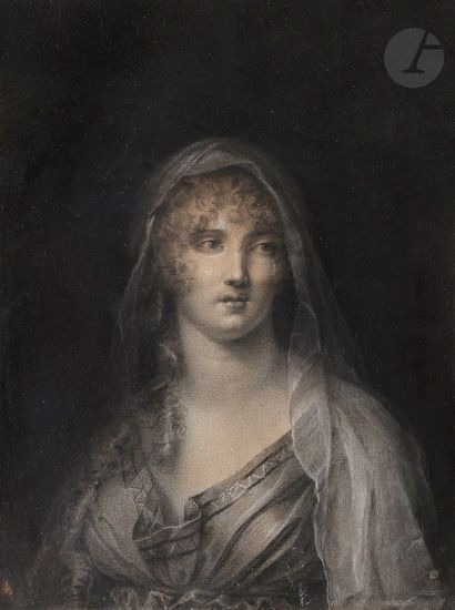null Attribué à Jean-Baptiste Jacques AUGUSTIN (Paris 1759 - 1832)
Portrait en buste...