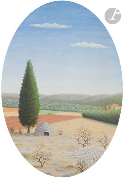 null Jean GODEBSKI (1901-1990)
Provence, borie dans un paysage
Huile sur panneau...