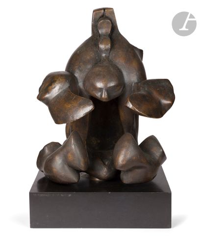 null Étienne MARTIN (1913-1995)
Le Booz, 1953
Épreuve en bronze à patine brune.
Signée...