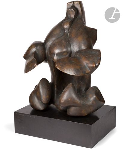 null Étienne MARTIN (1913-1995)
Le Booz, 1953
Épreuve en bronze à patine brune.
Signée...