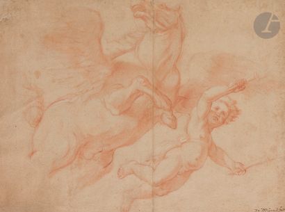 null 17th century FRENCH SCHOOL 
Pegasus and Love
Sanguine, shading and white chalk...