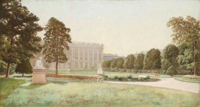 Jean CABRIT (1845-1907) Paris, le palais du Luxembourg, 1900 Huile sur toile. Signée...