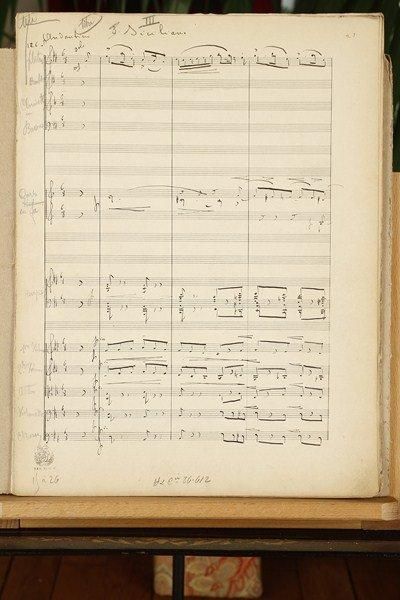 Jan BLOCKX (1851-1912) Manuscrit musical autographe signé, Suite in den ouden vorm....