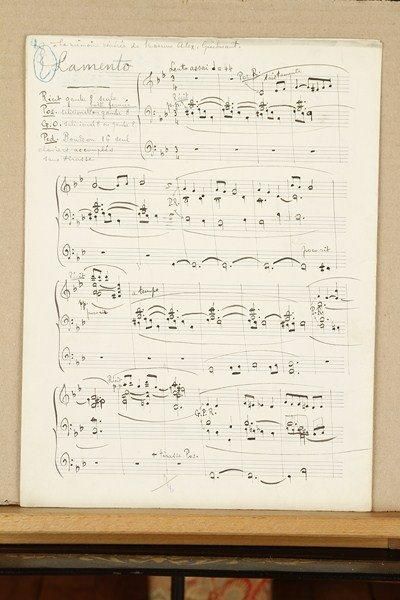 Joseph BONNET (1884-1944) Manuscrit musical autographe signé, Douze Pièces pour grand...