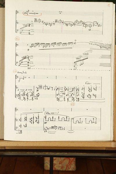 Eugène BOZZA (1905-1991) Manuscrit musical autographe signé, Caprice pour trompette...