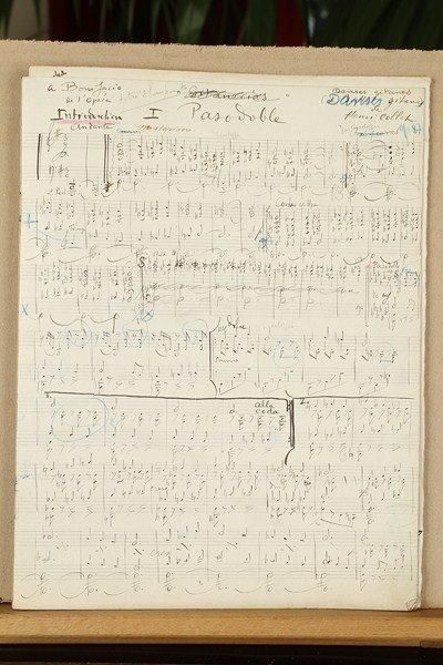 Henri COLLET (1885-1951) Manuscrit musical autographe signé, Clavelitos, Danses gitanes,...