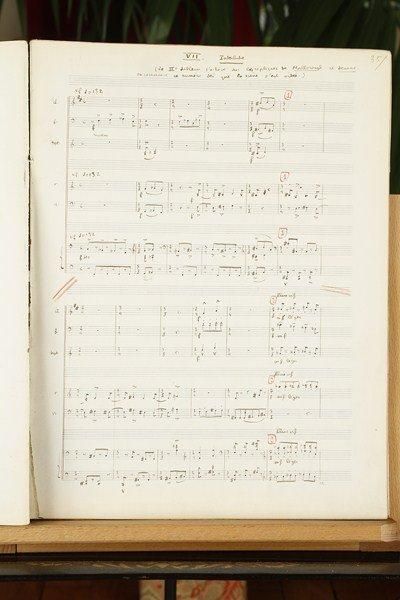 Georges AURIC Manuscrit musical autographe, Malborough s'en va-t'en guerre !, [1924] ;...
