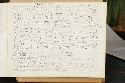 Georges AURIC Manuscrit musical autographe signé, Les Enchantements d'Alcine, 1928 ;...