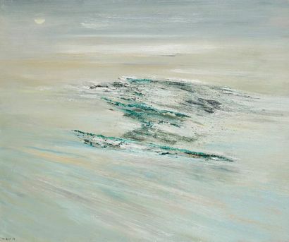 Michel BIOT (né en 1936) Composition abstraite, 1998 Huile sur toile. Signée et datée...
