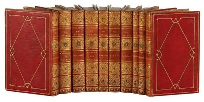 CICÉRON Oeuvres philosophiques. Paris: imprimerie de Didot jeune, 1796. - 10 volumes...