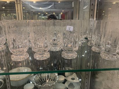 null VILLEROY et BOCH
Service de verre comprenant : 22 verres à eau (H : 13,5 cm),...