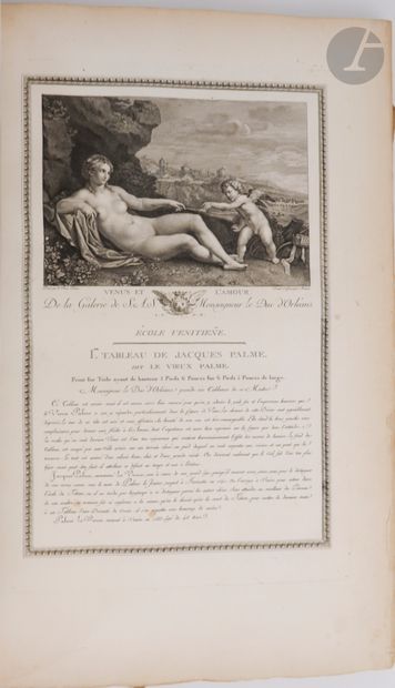 null COUCHÉ (Jacques).
Galerie du Palais Royal gravée d'après les Tableaux des différentes...