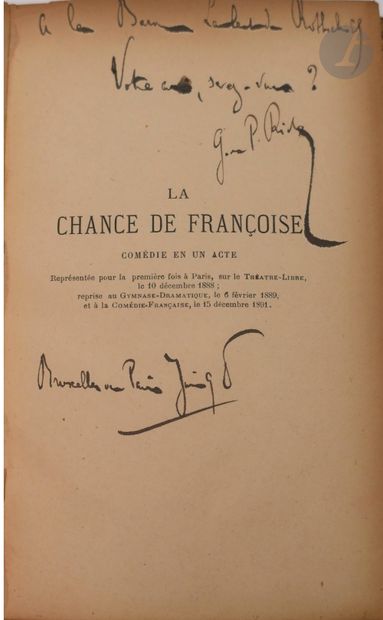 null [HENRI DE ROTHSCHILD -THÉÂTRE]
Ensemble de pièces de théâtre :

- LE SAGE. Arlequin...