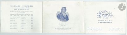 null [CHÂTEAU DE LA MUETTE]
Manufacture ÉRARD. 3 prints, 1868-1895.
Prospectus: A...