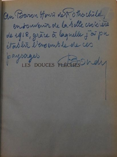 null [HENRI DE ROTHSCHILD - WRITER]
BONDY (François de).
Les Douces arèches.
Paris...