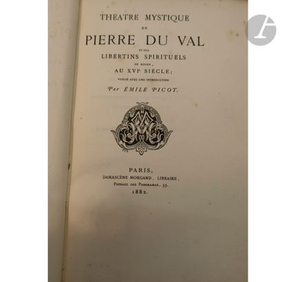 null [HENRI DE ROTHSCHILD -THEATRE]
Set of plays :

- THE WISE. Harlequin colonel....