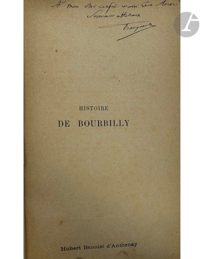 null FRANQUEVILLE (Charles de).
Histoire de Bourbilly. Ouvrage contenant vingt gravures...
