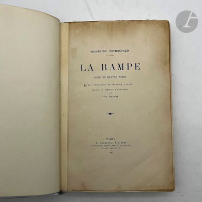 null [HENRI DE ROTHSCHILD -THÉÂTRE]
ROTHSCHILD (Henri de).
La Rampe. Pièce en quatre...