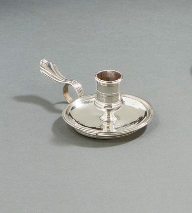null PARIS 1765 - 1766
Candlestick with hand out of silver of circular form. It rests...