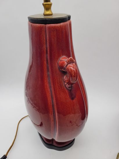 null Paire de vases sang de boeuf, Chine, XXe siècle
Deux vases balustres, à panse...