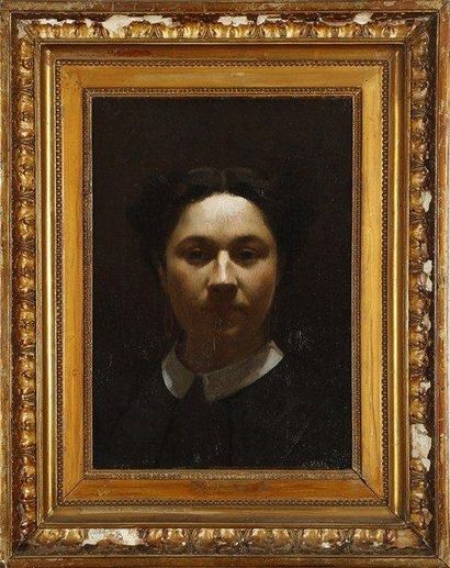 Henri FANTIN-LATOUR (Grenoble 1836 - Bure 1904) Portrait de Victoria Dubourg. Toile.... Gazette Drouot