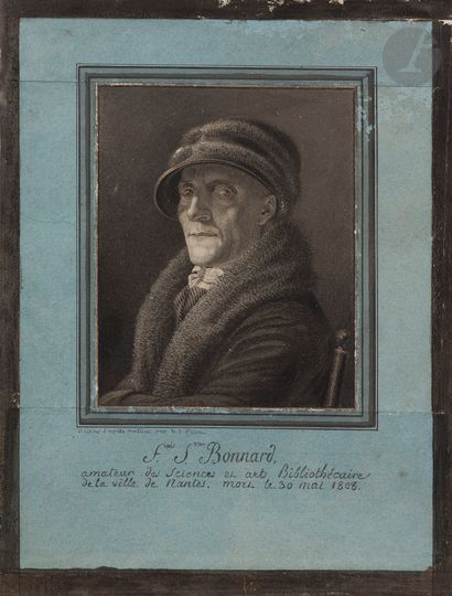 null Henri-Jean PICOU (Nantes, 1784 - 1865)
Portrait de François-Sébastien Bonnard...