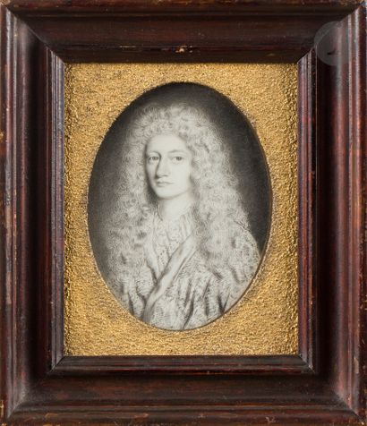 null David PATON (Écosse, actif entre 1660 et 1708)
Portrait de John Horsey (1665-1736),...