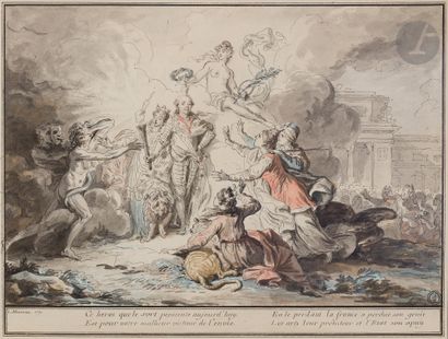 null Louis-Gabriel MOREAU, dit MOREAU l’Aîné (Paris 1740 - 1806)
Hommage de Louis...