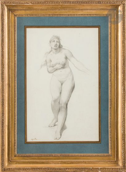 null Jean-Baptiste REGNAULT (Paris, 1754 - 1829)
Étude pour Vénus dans La Mort d’Adonis,...