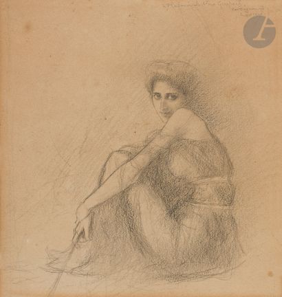 null Pascal-Adolphe-Jean DAGNAN-BOUVERET
(Paris, 1852 - Quincey, 1929)
Jeune femme...