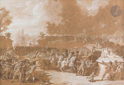 null Charles THÉVENIN (Paris, 1764 - 1838)
La Charge du prince de Lambesc dans le...