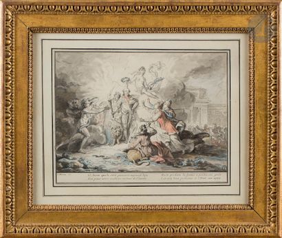 null Louis-Gabriel MOREAU, dit MOREAU l’Aîné (Paris 1740 - 1806)
Hommage de Louis...