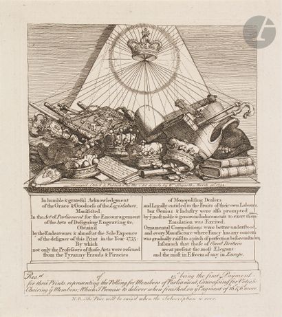 William Hogarth (1697-1764)
Crowns, Mitres,...