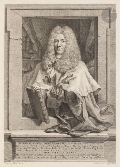 null Louis Surugue (1686-1762)
Étienne François Geoffroy. 1737. Gravé d’après Largillière....