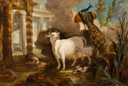 null Jean-Baptiste OUDRY (Paris, 1686 - Beauvais, 1755)
Io changée en vache ; Hippomène...