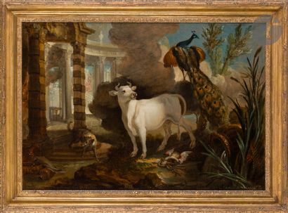 null Jean-Baptiste OUDRY (Paris, 1686 - Beauvais, 1755)
Io changed into a cow; Hippomena...