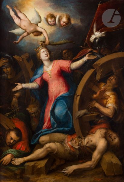 null Jacopo LIGOZZI (Verona, 1547 - Florence, 1627)
The Martyrdom of Saint Catherine...