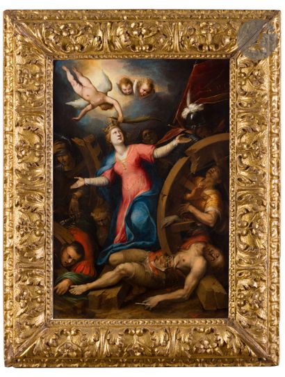 null Jacopo LIGOZZI (Vérone, 1547 - Florence, 1627)
Le Martyre de sainte Catherine...