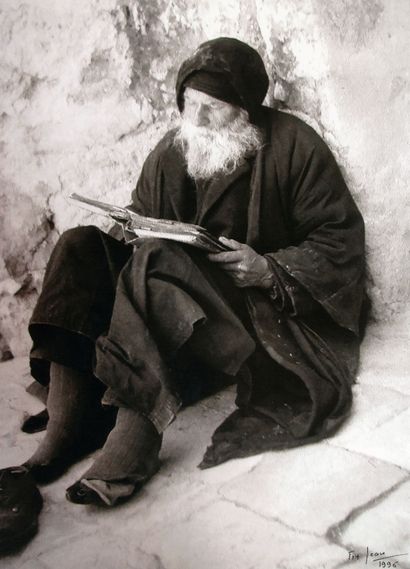 null Brother John (1947)
Coptic hermit in the desert of Shete. Egypt, 1996.
Pigment...